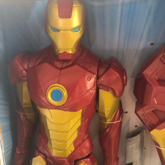 NIB Hasbro Marvel Avengers Titan Hero Iron Man Action Figure Blast Gear Red/Gold - Picture 12 of 13